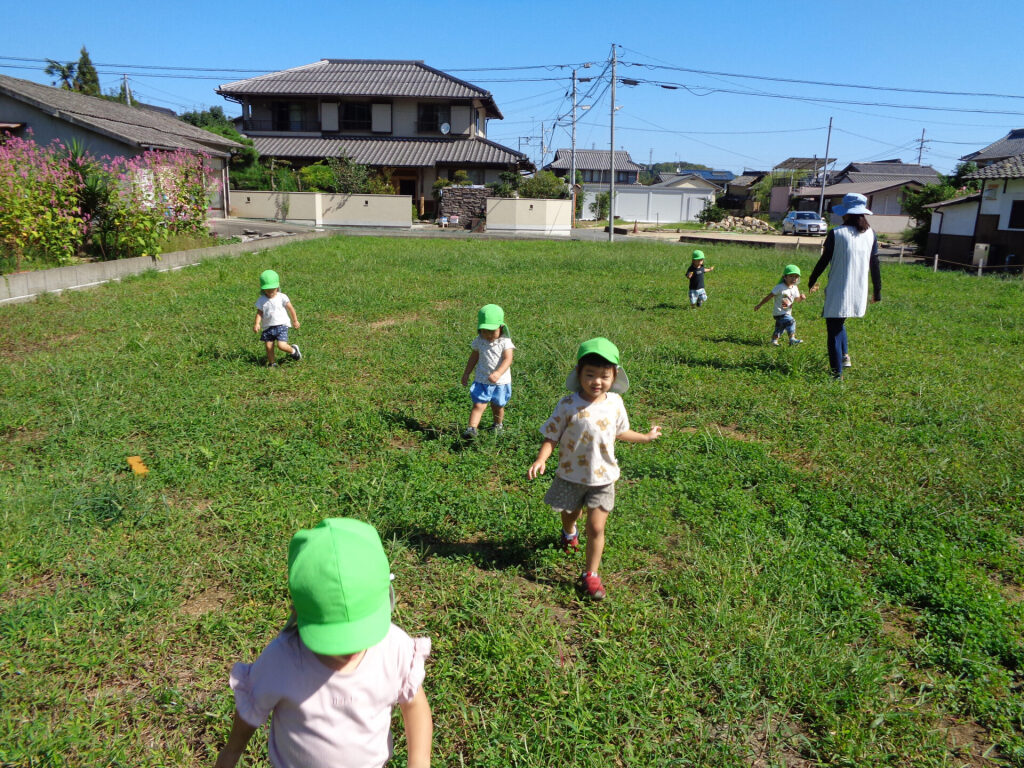 園外保育・散歩を多く取り入れています